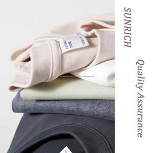 High Quality Wholesale 100% Cotton Knitted Men's T-shirt Solid Color Custom Silk Screen Printing <b>Large</b> Multi-color Optional - Product Image 4