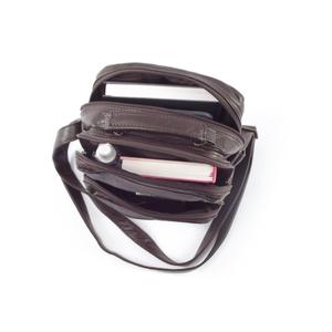 2025 Custom Logo Genuine Leather Sling <b>Bag</b> Durable Vintage Style Casual Shoulder <b>Bag</b> Fashionable PU Material <b>Laptop</b> <b>Bag</b> <b>Cover</b> - Product Image 1