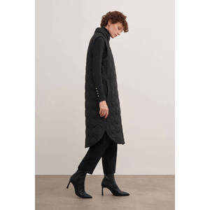 Chaleco Acolchado con Capucha y Ribete de Piel para Mujer, Talla Grande, Ropa de Invierno Impermeable - Product Image 2