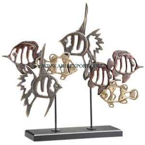 Admirable Designer High Graded Gold Plated Tree Handcrafted Table Top Sculpture for Wedding and Parties Decoration Table Object - Product Image 3