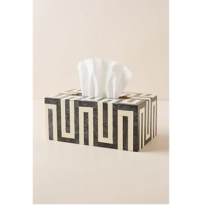 Decorative <b>Tissue</b> Box Holder Rectangular Crystal Napkin Holder <b>Facial</b> <b>Tissue</b> Holder for Home Office Restaurant(Gold) Handmade - Product Image 3