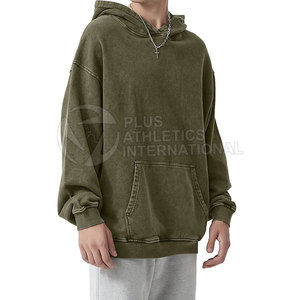 Sudaderas duraderas con capucha de lavado ácido para hombre, Sudadera con capucha de mezcla de algodón para moda callejera informal, sudaderas con capucha de lavado ácido para hombre - Product Image 4