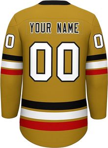 Logotipo personalizado sublimado barato personalizado EQUIPO DE Navidad al por mayor en blanco personalizado camisetas de hockey sobre hielo - Product Image 5