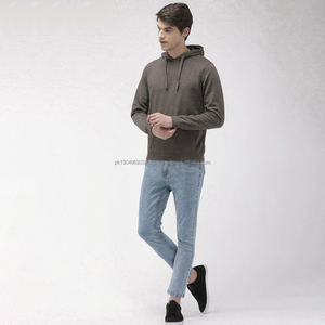 <b>Men's</b> Cozy <b>Oversized</b> <b>Fleece</b> <b>Hoodie</b> Pullover Sweatshirt Soft Lining for Casual Winter Autumn Daily Wear Washed Knitted Fabric DIY - Product Image 4