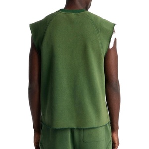 Cotton Seamless Casual Summer <b>Singlet</b> <b>Running</b> Streetwear Breathable Heavyweight High Street Design Custom Color Tank Top Sale - Product Image 3