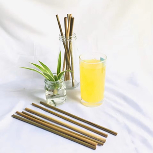 Clear Organic <b>Bamboo</b> <b>Straw</b> Eco-Friendly Drinking <b>Straws</b> for Gifting Ms.May - Product Image 1