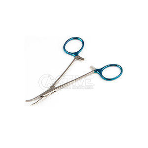 Forceps Halsted hémostatique incurvé en acier inoxydable médical chirurgical et vétérinaire - Product Image 1