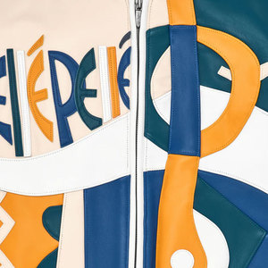 Venta directa de fábrica Traje de moda Chaqueta de cuero para mujer Traje de moda de la mejor calidad Chaqueta universitaria de cuero para mujer personalizada - Product Image 5