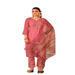 Новая коллекция повседневного платья для женщин, одежда для вечеринок, доступная по доступной цене из Индии на экспорт, новейший дизайн Kurti