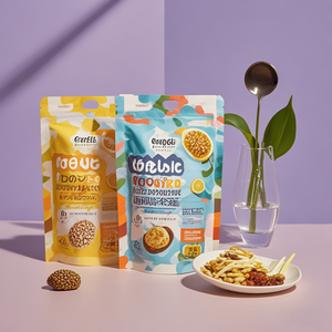 Kantong Mylar dengan ritsleting kustom untuk pengemasan makanan-grosir kantong kue dan kopi dengan segel <span class=keywords><strong>Ziplock</strong></span> - Product Image 2