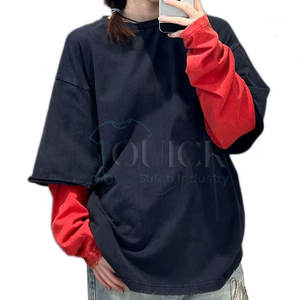 Camisetas de Verano Casuales de Doble Capa para Mujer, de Secado Rápido, Transpirables, Ecológicas, de Algodón y Poliéster, Cómodas y de Alta Calidad - Product Image 1