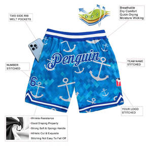 กางเกงขาสั้นบาสเก็ตบอลกีฬาลำลองแนวสตรีทแวร์น้ำหนักเบา - Product Image 5