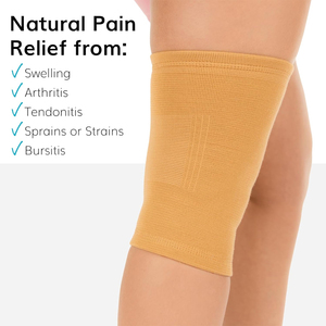 Rodillera Elástica Sin Cordones |   Venda de Compresión Flexible para el Dolor de Rodilla, Soporte Elástico, Ligero y Cómodo - Product Image 6