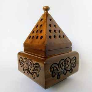 ACCESSORIES 2025 New Wood Mother of Pearl Bakhoor Burner Incense Madhkan Burner Arabic Oud Burner for Home Fragrance for Ramadan