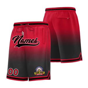 Pantalones Cortos de Baloncesto de Talla Grande Personalizados de Alta Calidad, Degradados, que Absorben la Humedad, Antibacterianos, Transpirables, de Secado Rápido, 100% Resistentes al Desgaste - Product Image 4