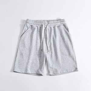 Pantalones cortos de gimnasio para hombre OEM 100% algodón polar 5 pulgadas entrenamiento francés Terry Carg alto recto logotipo personalizado Casual peso pesado plano - Product Image 4