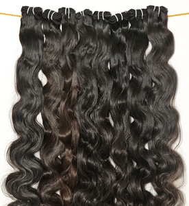 ผมมนุษย์แท้สำหรับต่อผมมนุษย์แบบไม่ผ่านกระบวนการผมชาวอินเดียทรงหลวมแบบไม่ผ่านกระบวนการผมมนุษย์สีดำบริสุทธิ์แบบ100% - Product Image 3