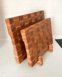 Tabla de cortar de madera ecológica con mango, ligera y perfecta para las necesidades de cocina moderna con queso de acero inoxidable - Product Image 5