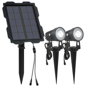 Lámpara Solar para Jardín de Alta Eficiencia, Ecológica e Impermeable, con <span class=keywords><strong>Panel</strong></span> Ajustable y Cable de 3m para Patio y Camino - Product Image 1