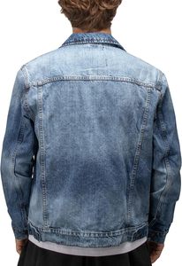 Chaqueta vaquera formal vintage unisex, prendas de vestir informales de invierno, abrigo abotonado de gran tamaño de algodón 100% hecho en Pakistán - Product Image 6