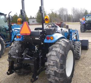 Mini Tractor de césped LS 4WD de alta calidad para agricultura, Tractor de ruedas automático, bomba de carga frontal, caja de cambios, componentes del motor - Product Image 3