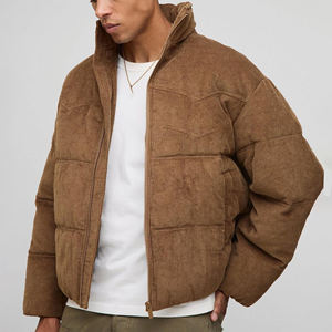 Chaqueta de Plumón para Hombre con Cremallera, Impermeable, Elegante, con Logotipo Personalizado, MOQ Bajo, en Varios Colores, Precio Económico, Chaqueta de Plumón Informal de Moda para Invierno - Product Image 1