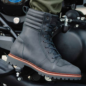Chaussures de moto en cuir imperméables les plus vendues / Nouvelle conception de chaussures de moto en cuir durables - Product Image 3