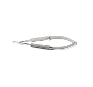 Porte-aiguilles micro-barrequeur LR4-123-316 10,5 cm, pointes courbes lisses, mâchoire de 6 mm, acier inoxydable, chirurgie générale manuelle, CE - Product Image 1