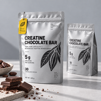 Barre chocolatée fonctionnelle à la créatine avec créatine monohydrate micronisée pour la nutrition sportive, fabrication OEM, marque privée