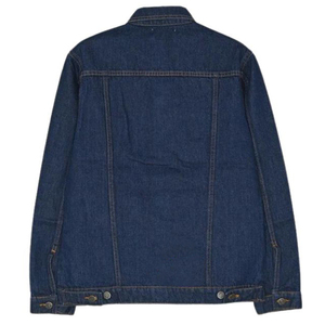 Veste en coton de haute qualité pour hommes personnalisée OEM Manteau en jean à la mode avec décoration de poches Vêtements de travail décontractés - Product Image 2