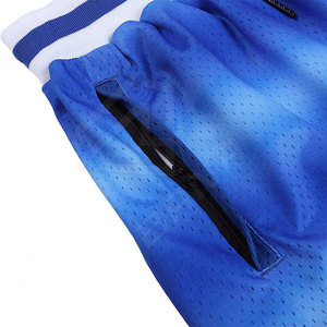 Novedades Pantalones cortos de baloncesto con logotipo personalizado Pantalones cortos de entrenamiento de secado rápido Pantalones cortos para correr Estilo informal transpirable Decoración lavada - Product Image 2