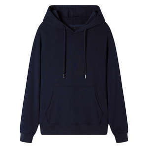 Sweat à capuche 100% pur coton personnalisé surdimensionné de couleur unie avec logo personnalisable pour hommes, tenue ample, sport décontracté, vente en gros - Product Image 6