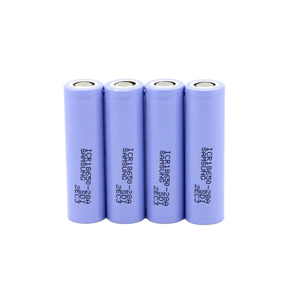 ICR18650-28A 18650 battery 3.7V 2800mah 28A Rechargeable Batteries for Samsung