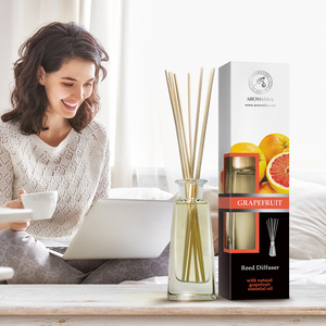 Diffuseur de parfum Aromatika Pamplemousse 100ml avec huile essentielle naturelle, parfum d'ambiance longue durée aux agrumes - Product Image 5