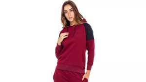Ensemble de survêtement d'entraînement d'hiver pour femmes, 2 pièces, sweat à capuche respirant, 65% coton, 35% polyester - Product Image 6