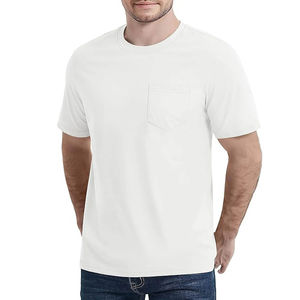 Camiseta de moda de manga corta básica informal para hombre/Camiseta de cuello ajustado para hombre, camisetas lisas de verano para hombre - Product Image 2