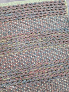 Tapis de jute faits à la main de qualité supérieure Design moderne motif abstrait noué à la main et taille personnalisable - Product Image 3