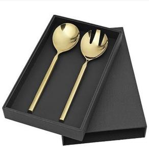 Design créatif Serveur à salade en acier inoxydable 18/8 de haute qualité Couverts polis au miroir Derniers outils de service Outils à salade de luxe - Product Image 6