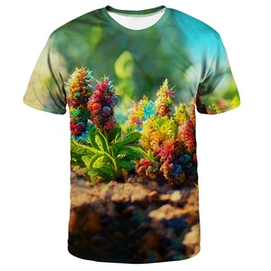 Nouveauté T-shirts personnalisés à sublimation pour hommes Impression intégrale T-shirts 100% coton avec votre propre logo sublimation - Product Image 5