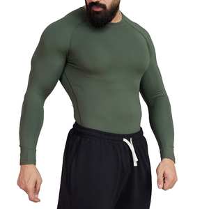 Chemises de compression de sport pour hommes de haute qualité Respirantes Séchage rapide Personnalisables Manches courtes Unisexe - Product Image 1
