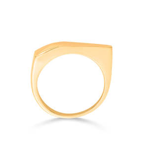 แหวนแฟชั่นทรงเจ้าหญิงชุบทอง 18K บนสแตนเลสสตีลสำหรับงานปาร์ตี้ - Product Image 5