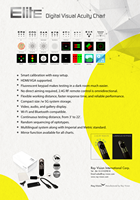 Tabla de Optometría Digital Profesional con Pantalla LCD, Compatible con Pantallas de Cualquier Tamaño, para Clínica Oftalmológica