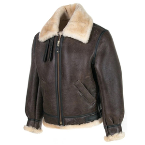 Chaqueta de Lona y Cuero para Hombre de Primera Calidad, Más Vendida en 2024, Impermeable, Resistente al Viento, Transpirable, con Cuello Alto, para Invierno - Product Image 3