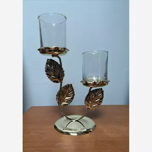 Bougies de Noël Artisanales Tendance 2025 – Nouveauté Décoration Maison & Bureau – Porte-bougies Mural en Fer pour Chandelles – Bougies Métalliques - Product Image 5