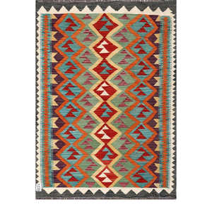 พรมกิลิม ไมมาณา อัฟกานิสถาน ขนาด 141 x 99 ซม. พรมปูพื้นและชุดพรม - Product Image 1