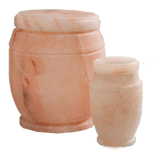 La mejor demanda de la mejor calidad, tarros de ceniza de sal de roca rosa del Himalaya, urnas, tarros de ceniza de sal Premium, fabricante y mayorista de Pakistán - Product Image 2