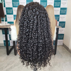 Perruque de cheveux humains vietnamiens bruts à cuticules alignées 13x4 13x6 HD sans colle pour dentelle frontale couleur transparente - Product Image 4