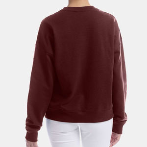 Servicio OEM, Sudadera Lisa de Algodón para Mujer, Precio de Mayoreo, Nuevo Estilo, Sudadera Extra Grande para Mujer - Product Image 2