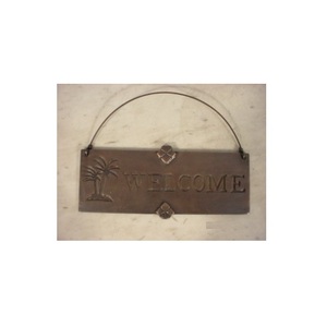 Black Powder Coated Iron Hanging Garden Sign <b>Name</b> <b>Plate</b> For Home Garden Park Wall Decorative Usage Garden Sign <b>Name</b> <b>Plate</b> - Product Image 2
