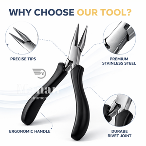 MANAN INSTRUMENTS Cortador Lateral de Precisión para Joyería de 5 Pulgadas, Herramienta de Corte de Acero Inoxidable con Agarre Ergonómico para Bricolaje - Product Image 5